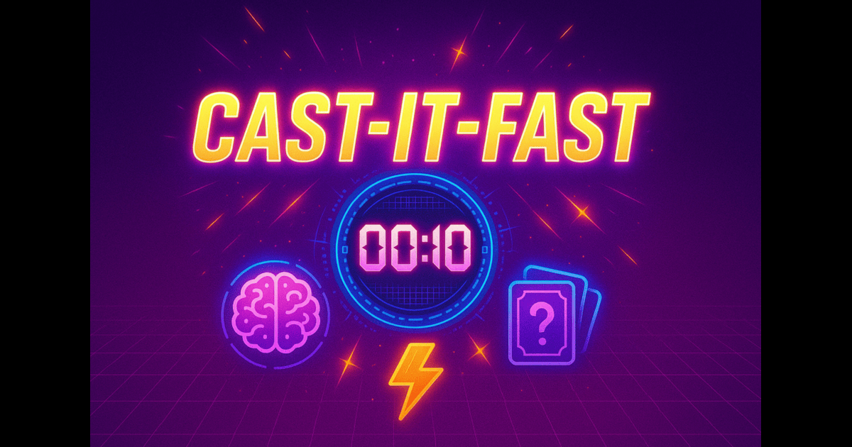 cast it fast - Farcaster quiz - Farcaster Mini Apps